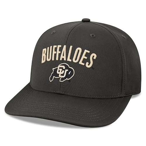 Legacy NCAA Officially Licensed Baseball Hat Colorado Buffaloes Lightweight Cap for Men & Women Back Nine Adjustable (B9A) Black One Size Fits Most Adjustable Closure