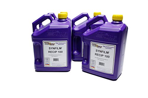 Royal Purple 44513 Synfilm Recip 100 High Performance Synthetic Air Compressor Lubricant- 1 Gallon, (Pack of 4)