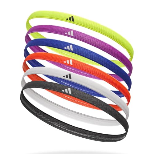 adidas Bandas para el Pelo, Negro, Blanco, Rojo, Morado, Azul, Amarillo