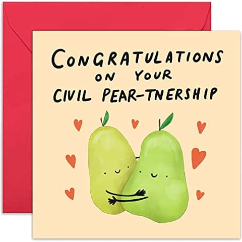Old English Co. Civil Partnership Greeting Card Cover