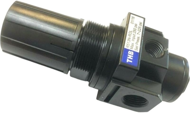 R513N-ROL 3/8" Heavy-Duty Regulator REG0375, 7-225 PSI / 250 PSI Maximum, OEM Component