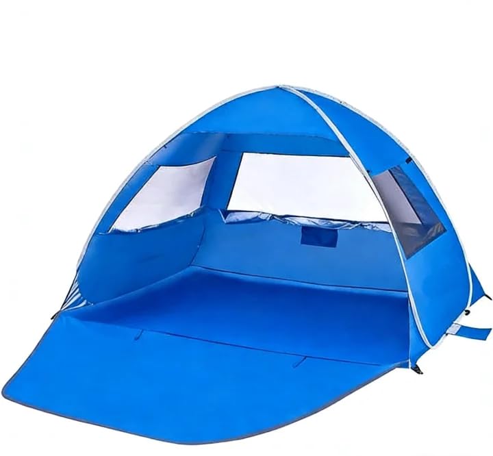 Carpa Solar Instantánea para Playa 3-4 Personas Azul miniatura 1