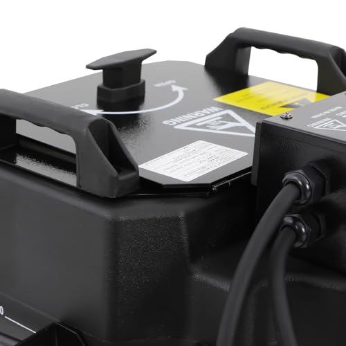 Máquina de humo con hielo seco de 3500 W, máquina de humo bajo para efectos escénicos en DJ, fiestas y eventos, generador profesional de niebla con control de temperatura para bodas, Halloween y clubes (negro) miniatura 7