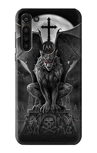 Coque Motorola Moto G8 Power Gargoyle Devil - Etui Housse Démon pour Smartphone Moto