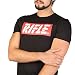 Rifle T-Shirt m/c Camiseta, Negro (Nero 099), Hombre