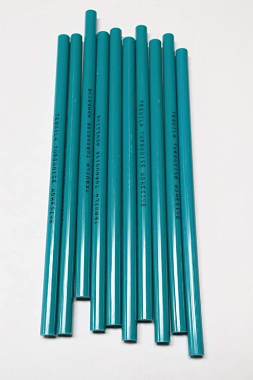 Image of Tabweld Black Plague Tequila Turquoise PDR Glue Stick Pack - Paintless Dent Repair Glue Pack (Turquoise)