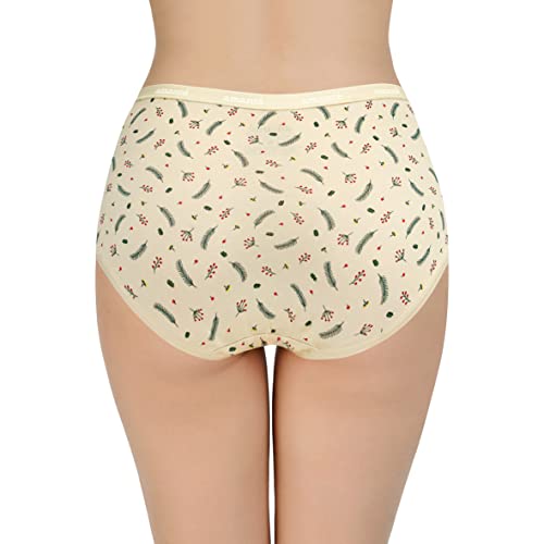 Image of Amante Printed Cotton Full Brief Panty Pack(Pack of 3)