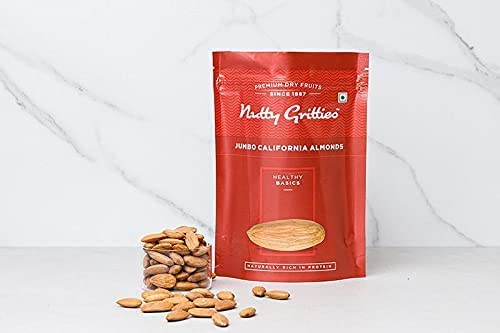 Image of Nutty Gritties Mixed Dry Fruits and Berries Combo, 1.2Kg | California Almonds, Cashews Nuts, Long Green Raisins, California Walnuts Kernels, Roasted Salted Pistachios Pista, Mix Berries (200g Each)