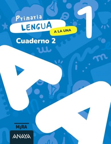 Portada de Lengua 1º Primaria Cuaderno 2 a la una