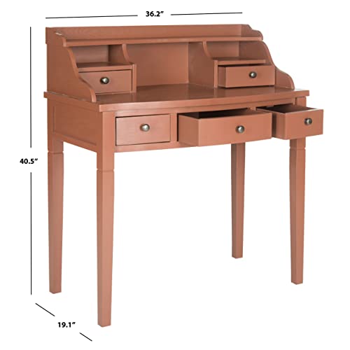 Safavieh American Homes Collection Landon Medium Oak Writing Desk #TOP1