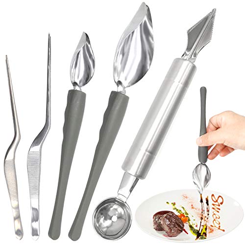 5-Pc Decorative Spoon & Tweezers Set