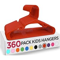 Utopia Home Plastic Kids Hangers for Clothes - Durable and Slim Baby and Children