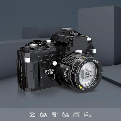 Digital Camera Building Blocks Set, 627 PCS MOC Building Model Kit, Creative Digital Block Set - Image 4