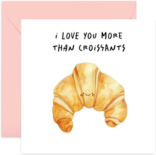 Old English Co.t@j[o^CJ[h ޏ - uLove You More Than Croissantsv zCȌLOJ[h  Hsuband - eF TL[J[h - {[Cth K[th