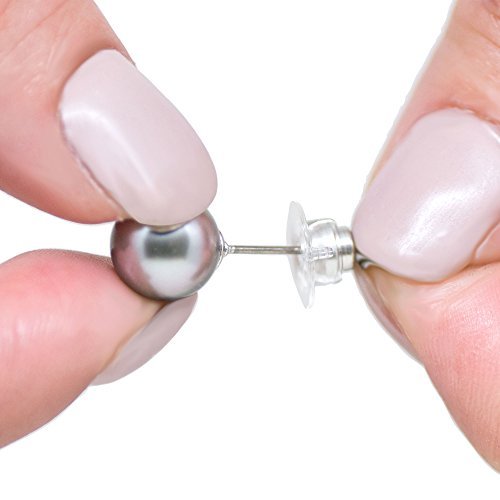 Most Secure Locking Earring Back Lifter Platinum by Chrysmela