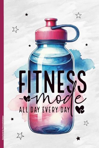 Geschenk für Fitnessliebhaber: Notizbuch Fitness für Sportler im Fitnessstudio Notizheft A5 Dot Grid Buch für Notizen zum Workout Fitnesstraining im Gym und Kurs Geschenk für Freundin und Trainerin