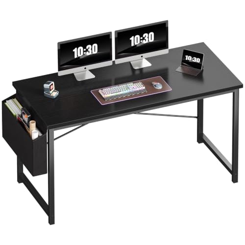 Image of OLIXIS Computer Desk, 55 Inch Gaming Desks for Home Office Small Spaces