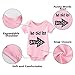 YSCULBUTOL Baby Twins Bodysuits He/She Did It Twin Outfit Girl Romper With Hat Set（Pink did 3M）