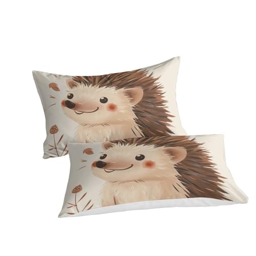 Housse de couette hérisson lit double contre la transpiration parure douce 3D