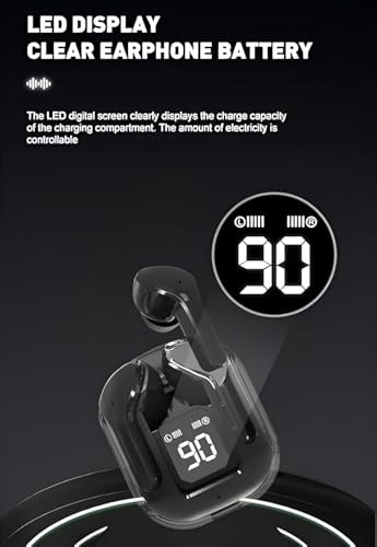 Image of Wireless Ear Bear Buds Wireless with 60H Playtime, Noise Isolation & Bluetooth Earbuds with Voice Assistant, Ear Buds with Bluetooth V 5.3 & with Type C Fast Charging 60H Playtime Multicolur