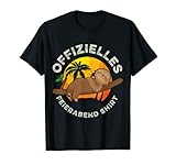 OFFIZIELLES FEIERABEND SHIRT Lustiges Faultier Chillen T-Shirt