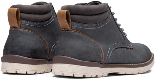 Vostey Men's Boots Casual Hiking Chukka Boots for Men 673 Grey 8 by Vostey - Used condition - Image 8