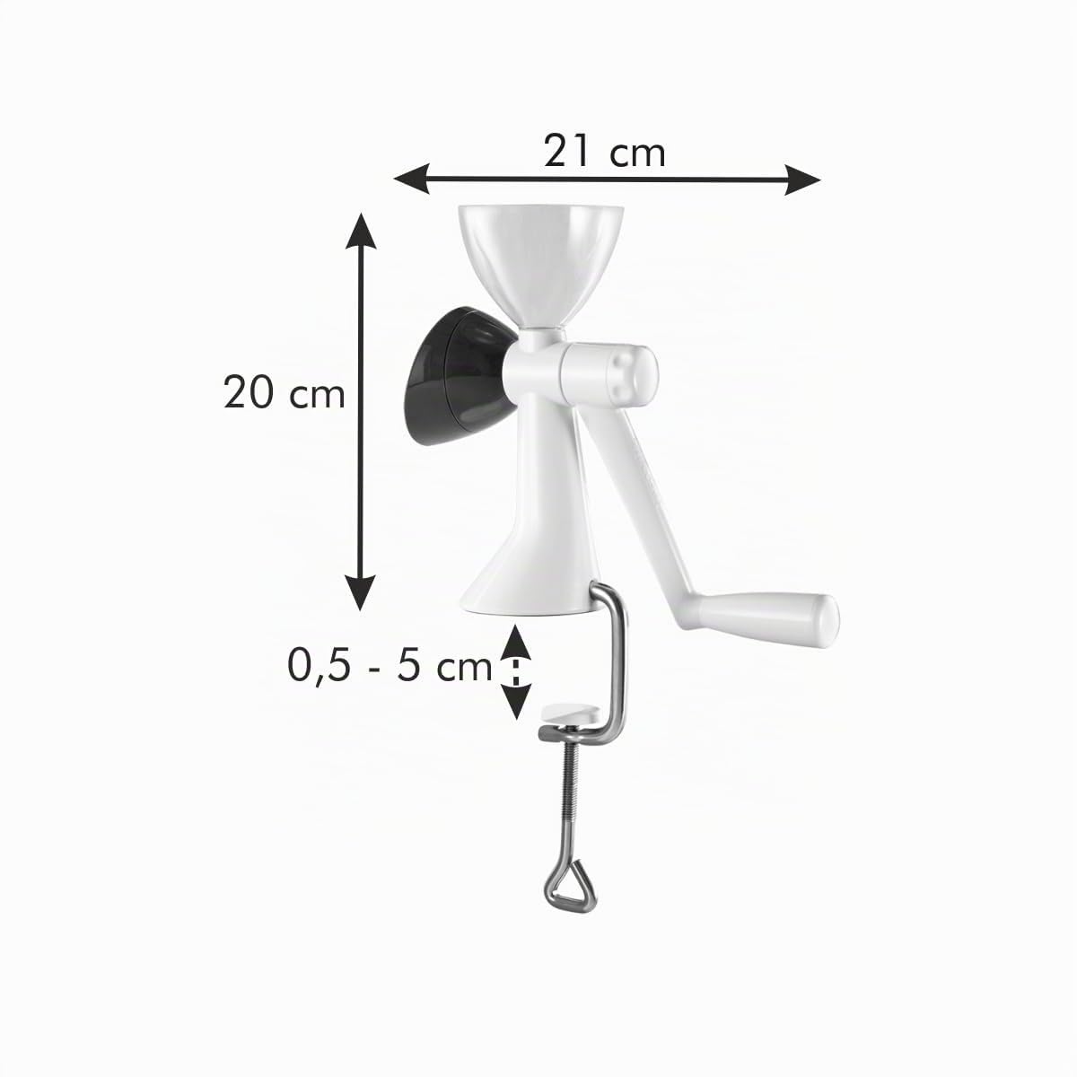 Tescoma Mohnmühle Samenmühle manuell mit rutschfester Tischmontage