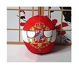 GANGKJDS Poland Countryball Ball Plush National Ball States United Poland Switzerland Netherlands Poland Ball Flag Pendant Pillow 20cm(7.9 inches) (Color : Lithuania, Size : 9cm)