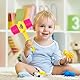 Falafoty Quietschhammer Baby Schlagspielzeug, 2 Stück Pfeifenhammer Spielzeug Kinder Musik Sound Spielzeug, Plastik Hammer Kleinkind Pädagogisches Spielzeug für 1 + Jahr alte Mädchen Baby Jungen (C)