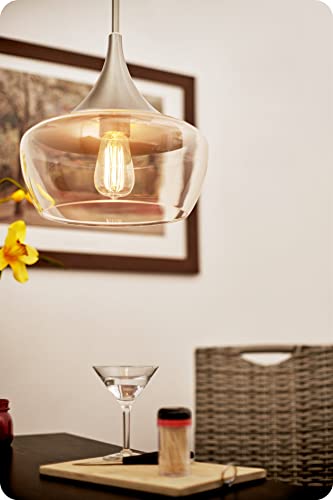 Kira Home RV-CP451-BN Ava 13 Inch Modern Industrial Schoolhouse Pendant Light thumb #1