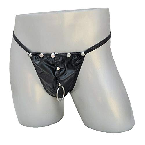 Panties Briefs Thongs Underwear Wet Look Lingerie Bottoms Faux Leather G-String Multicolour