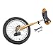 Mixizap 16 Inch Wheel Unicycle, Unicycle Bike with Adjustable Seat, Unicycles with Steel Rim, Adults Kids Outdoor Sports Fitness Exercise Tool,Yellow