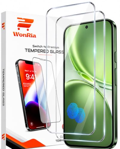 Image of WonRia Pack 2 - Borderless Tempered Glass for Pixel 11 | Pixel 11 Pro 5G Ultrasonic FingerPrint Unlock | Edges to Edge | 9H Premium Screen Glass Protector - Installation kit