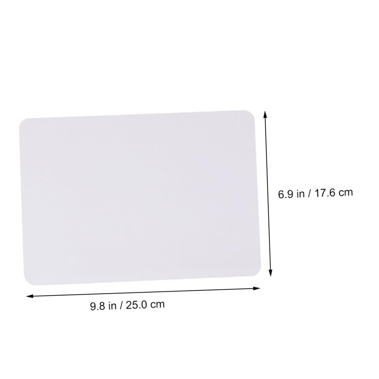 Tableau Blanc Effaçable à Sec sans Cadre en Bois 5 Pièces