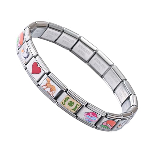 Stainless Steel Italian Charm Bracelet – Timeless and Personalizable