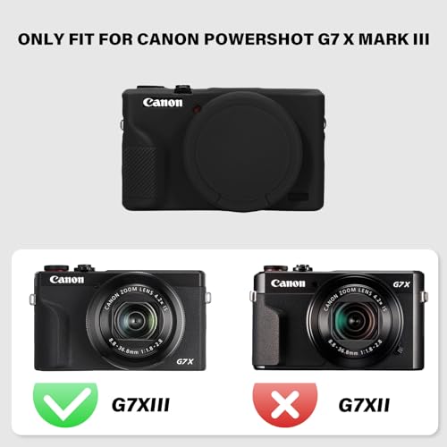 Funda de silicona para Canon Powershot G7X Mark III miniatura 2