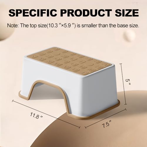Image of 5 Inch Height Step Stool, 11.8 inch L x 7.5 inch W Toddler Step Stool