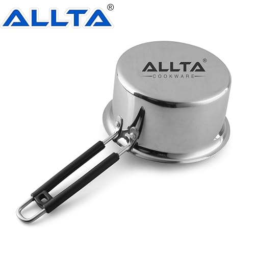 Image of ALLTA Stainless Steel Regular Saucepan /Tea Pot /Milk Pot - 1700ML | Diameter - 18cm