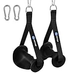 HXD-ERGO Ergonomic Exercise Handles for Cable Machine Attachments, Pilates, Strength Training Workout，Resistance Bands Heavy Duty Working Out Handles Accessories