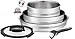 Produktbild Tefal L9069 Ingenio Jamie Oliver Pfannenset Induktion 5tlg, 10 Jahre GARANTIE, alle Herdarten, Schmorpfanne 24cm, Pfanne 28 cm, Stieltopf + Deckel 20cm