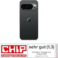 Google Pixel 10 Pro – Android-Smartphone ohne SIM-Lock, mit Gemini, Dreifach-Rückkamerasystem, mehr als 24 Stunden Akkulaufzeit und 6,3 Zoll großem Super Actua-Display – Obsidian, 512GB – Ansicht 4