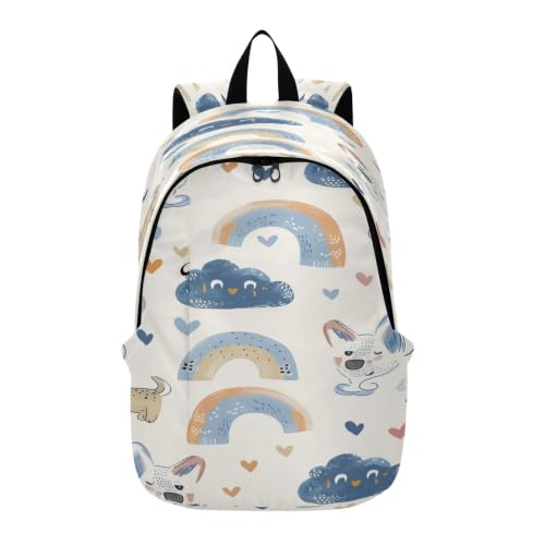 Sac de voyage ordinateur dessin animé petit chien pour garçons et femmes