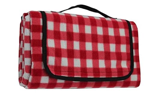 ABCCAMPING Picknickdecke Faltbare Outdoordecke rot Cover