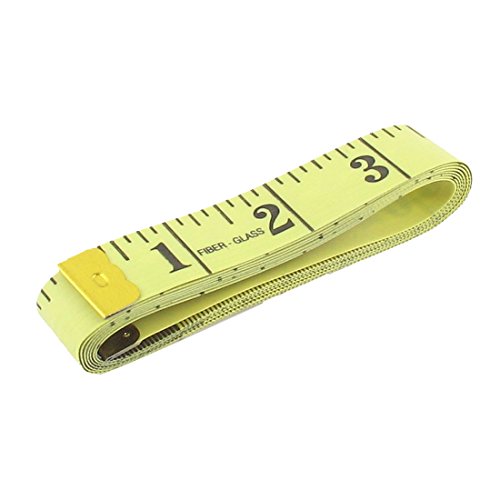 Aexit Sewing Tailor Tools & Home Improvement Dieting Cloth Measure Tool Soft Flat Ruler Tape Yellow Tape Measures 1.5M 60