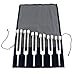 Luminanti Solfeggio Body Set of 6 Tuning Forks (Weighted) - Includes 6 Tuning Forks & Velvet Pouch/Tuned According to the Solfeggio Scale/Great for Sound Therapy