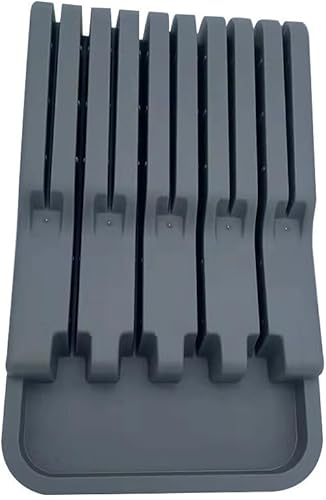 Bloque de cuchillos de cocina, cajón, divisor de cuchillo, escurridor de cuchillos, organizador de cuchillos, cortador de cuchillos ahorrador para