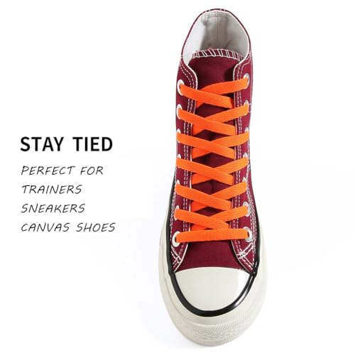 Image of VSUDO Flat Sneaker Shoe Lace, Flat Shoe String for Sneaker, Athletic Shoelace