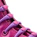 HICKIES Kids Violet/Pink No-Tie Shoelaces