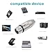 HUALEU 2Pack 1/8 TRS Female to 3Pin XLR Female Aduio Adapter,Balanced XLR to 3.5mm Converter for Mixer, Microphone, Power Amplifier