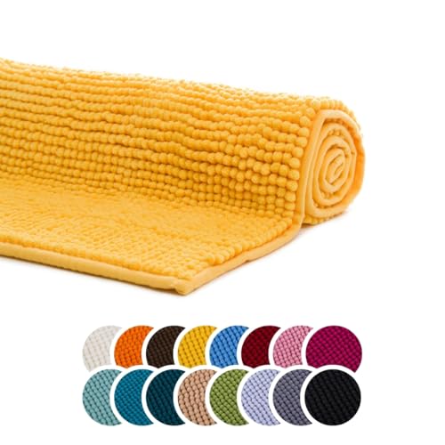 liebling Badteppich, 100% Polyester - Mikrofaser, Serie Chile, 60 x 100 cm,...